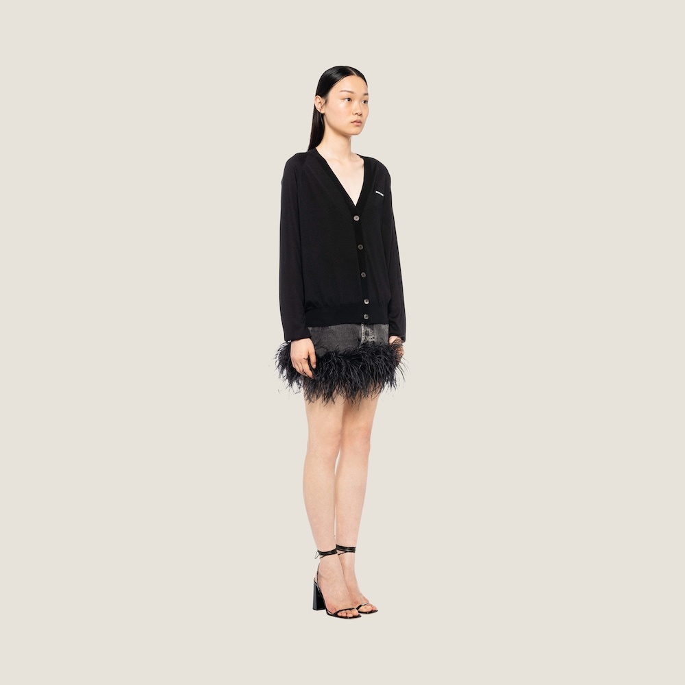 Cashmere and silk cardigan - 5