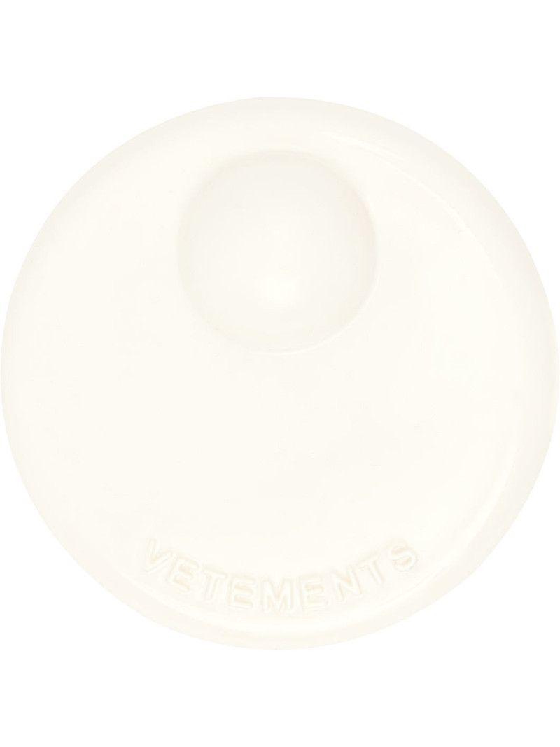 Beige Security Tag Brooch 1