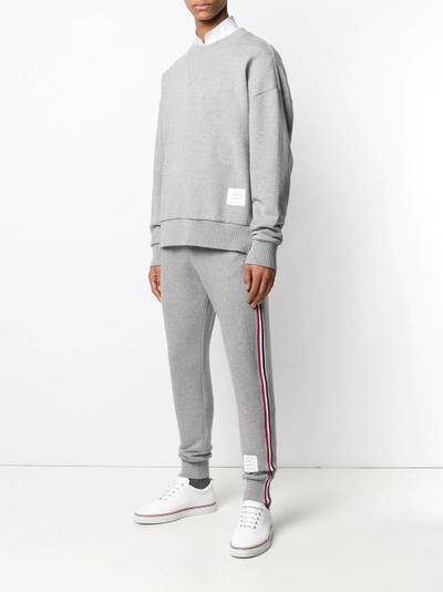 Thom Browne Rwb Stripe Loopback Sweatpants outlook