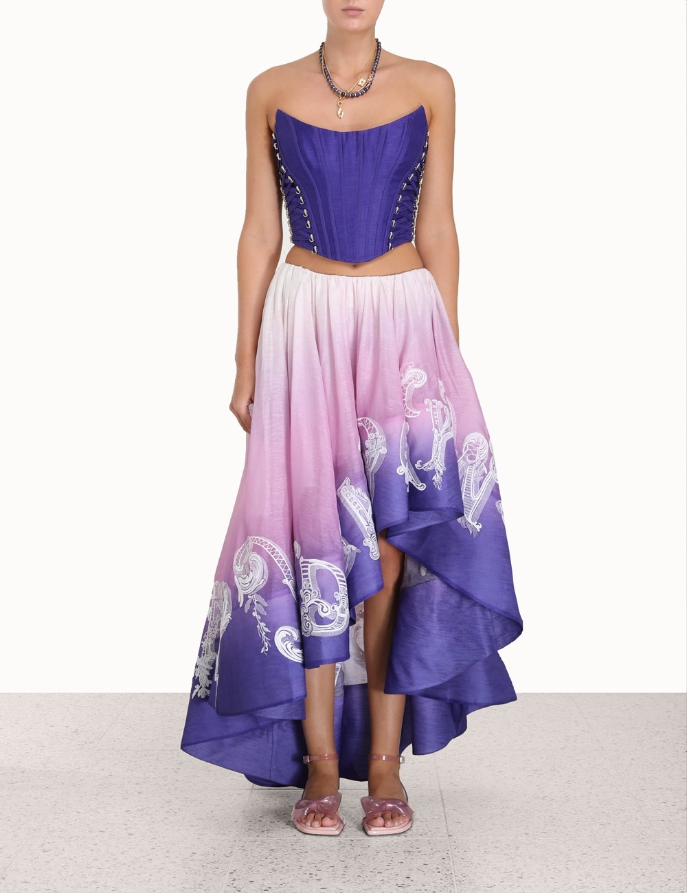 TAMA WRAP MIDI SKIRT - 2