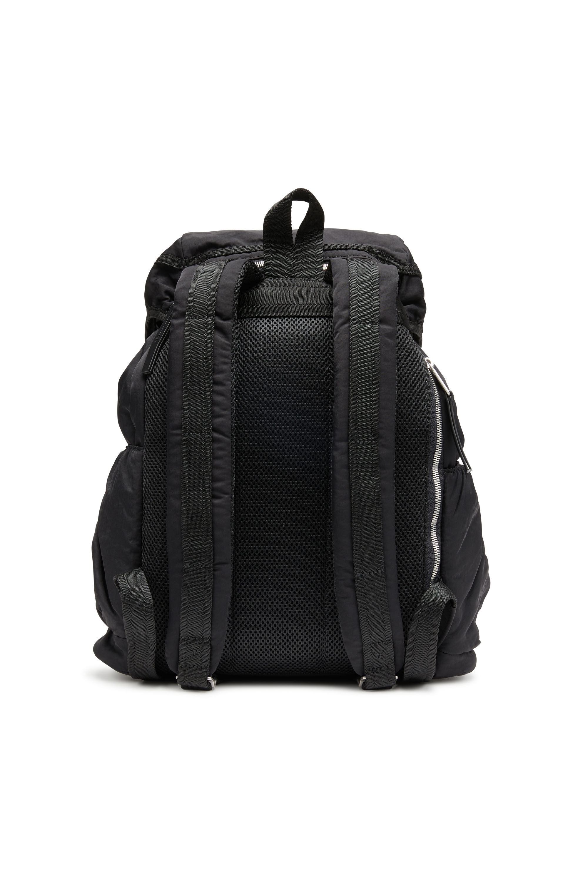 【DIESEL】Logos Backpack L Women's Logos L-Large backpack in recycled nylon | Black