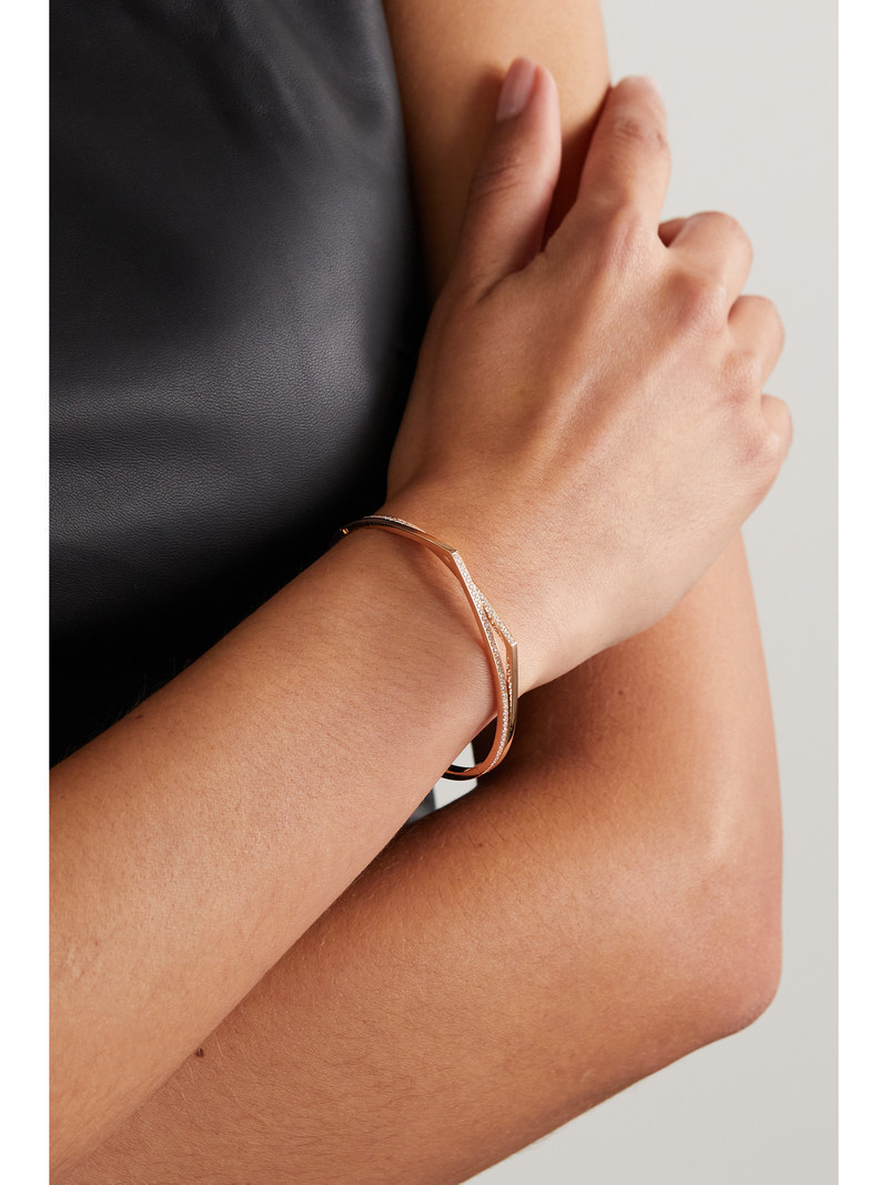 REPOSSI Antifer 18-karat Rose Gold Diamond Bracelet outlook