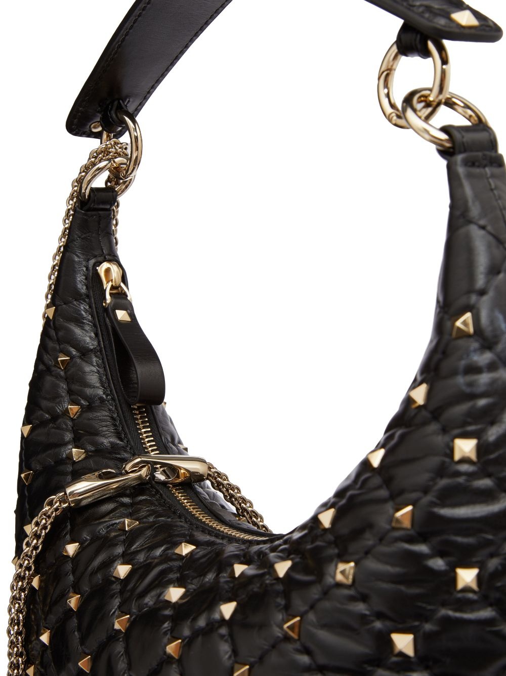Rockstud Spike lambskin shoulder bag - 7