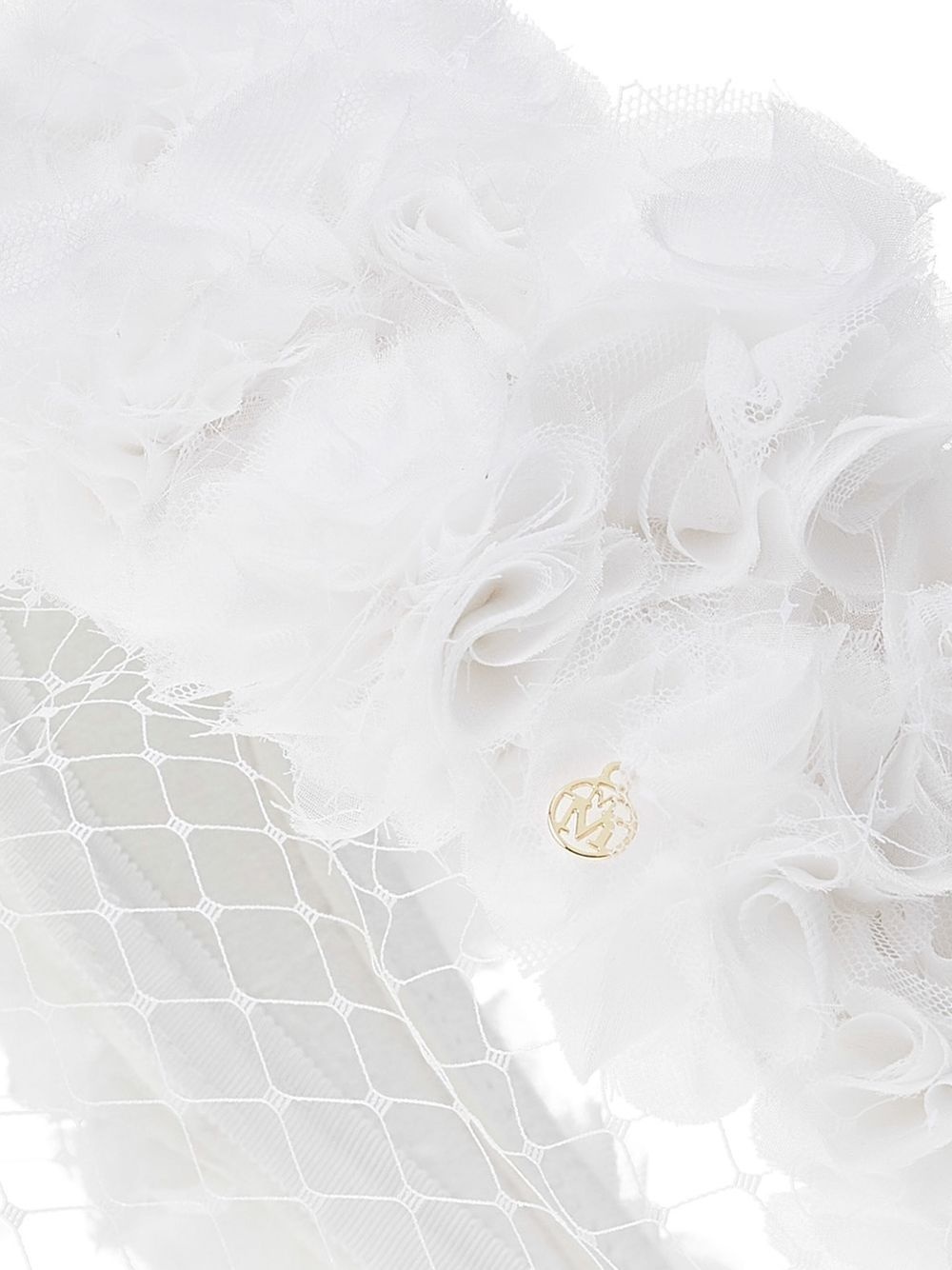 Constance tulle-detail tiara - 2