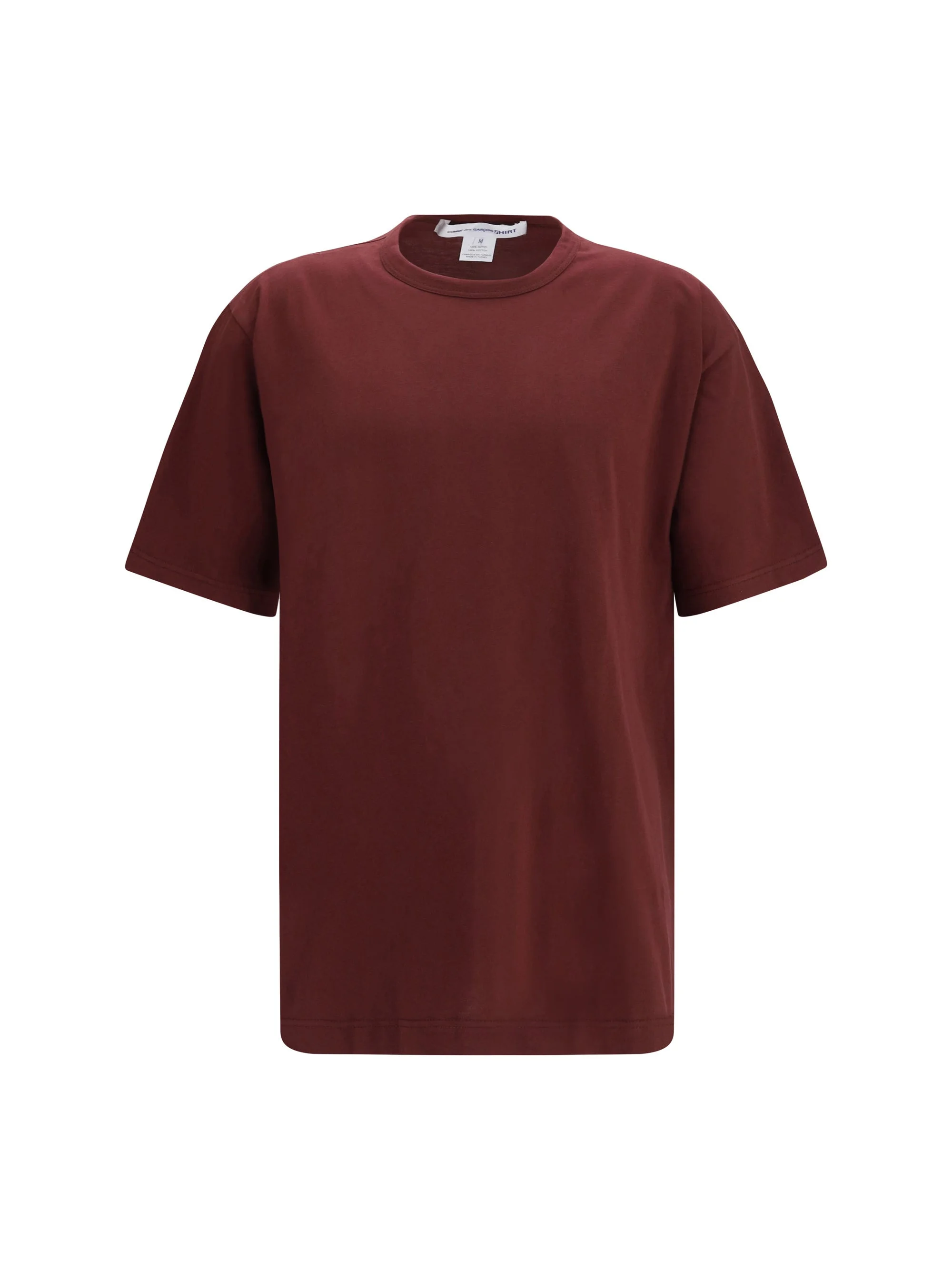 Comme Des Garçons Shirt Short-sleeved Cotton Crewneck T-shirt - 1