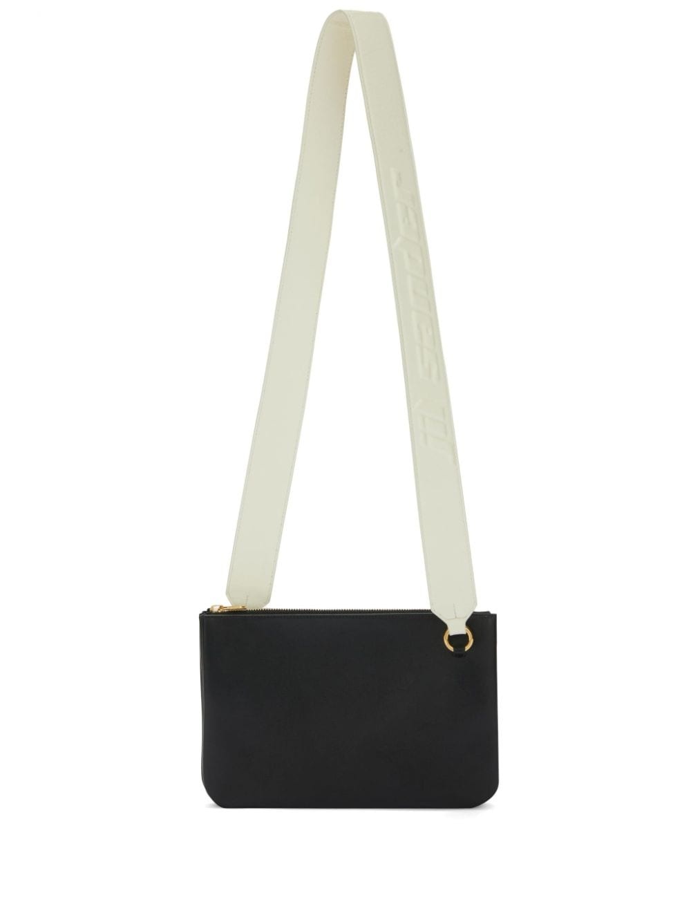 Link LG logo-strap leather crossbody bag - 1