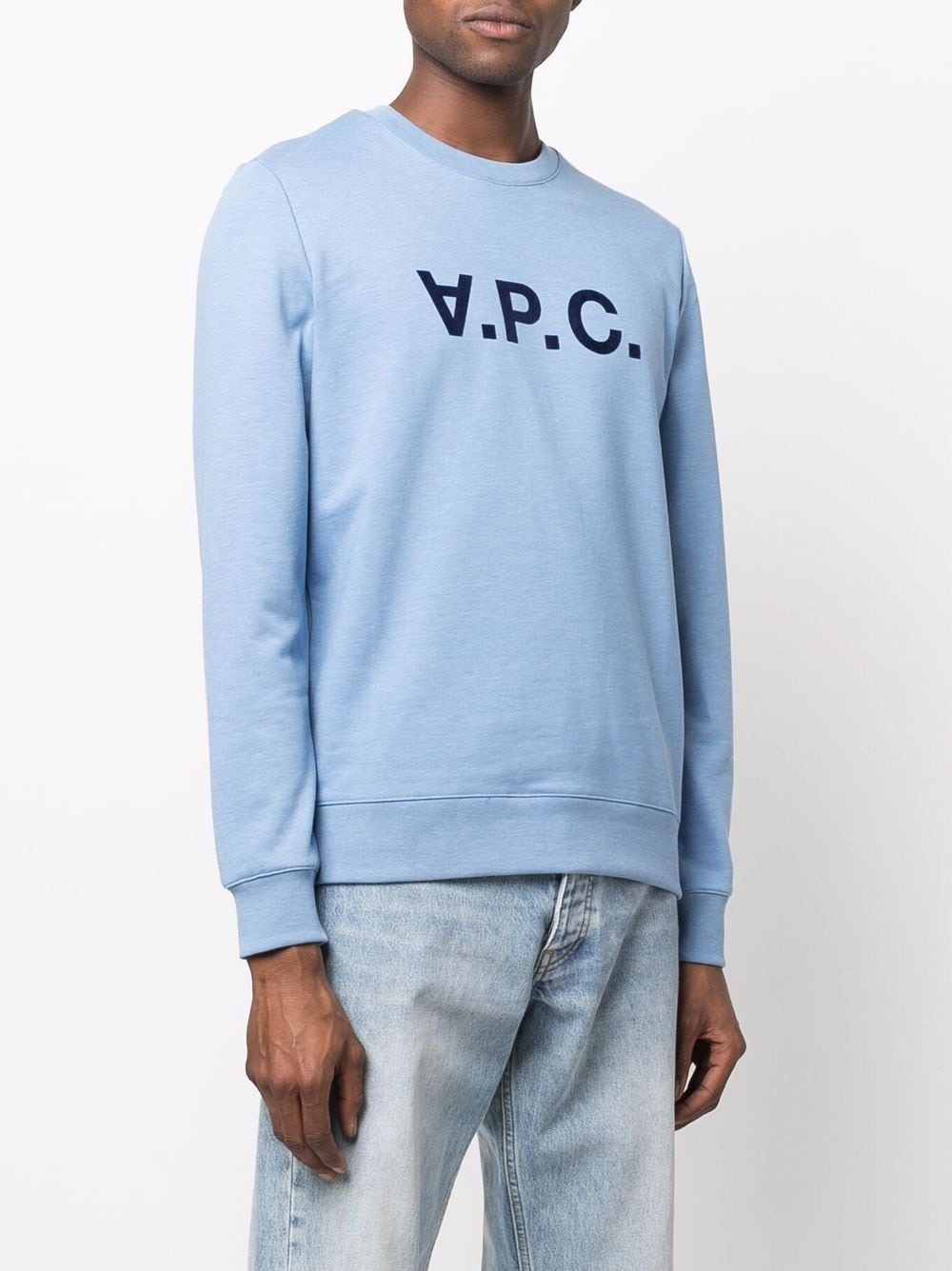 V.P.C. logo crew-neck sweatshirt - 3