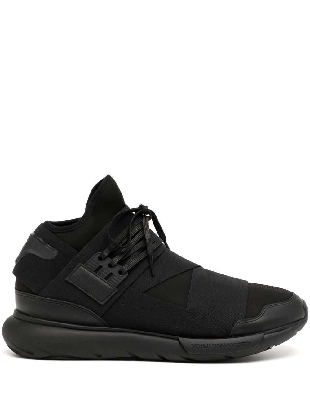 Y-3 BLACK QASA SNEAKER - 13