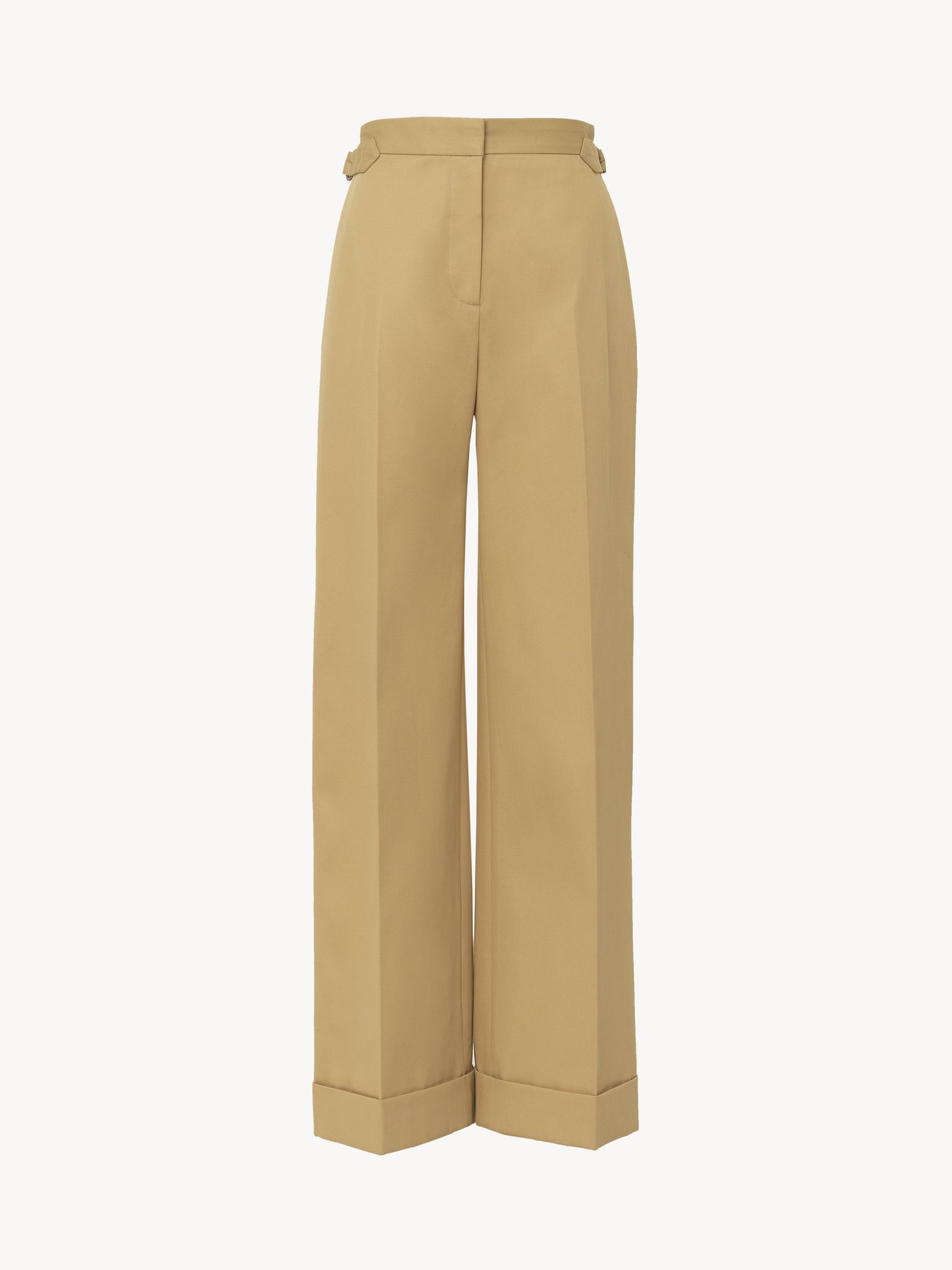 WIDE CUFFED PANTS - 4