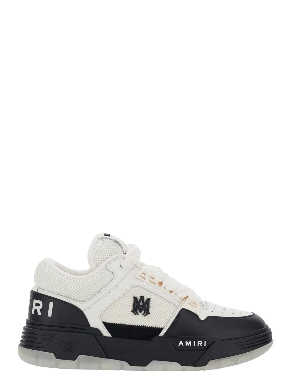 Amiri Men 'Ma-1' Black Low-Top Sneaker With Logo Detail And Mesh Inserts In Fabric And Leather Man - 1