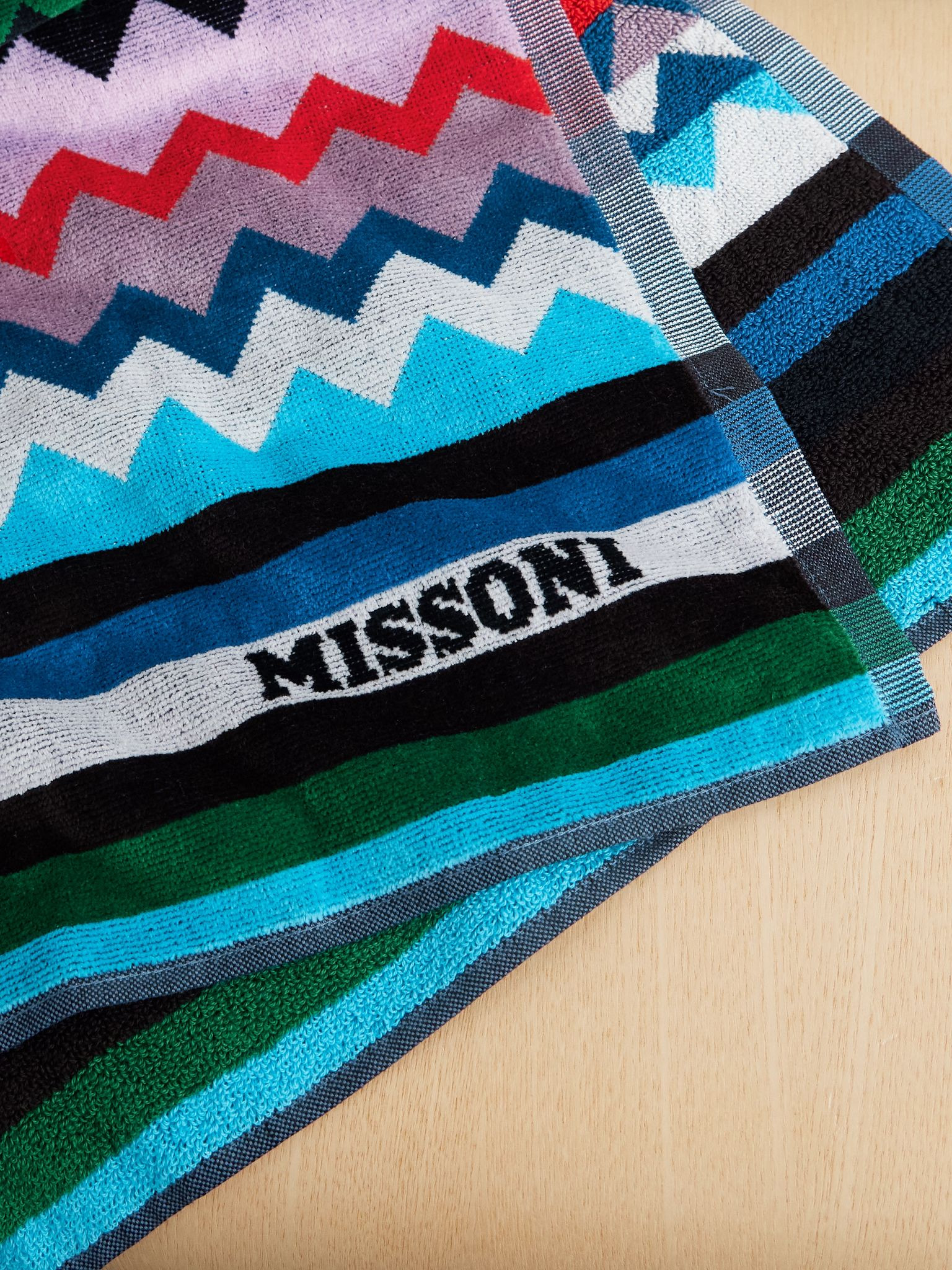 Carlie striped cotton-terry beach towel Multi - 3
