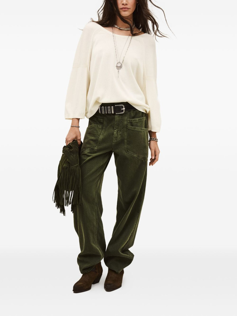 ba&sh open-back buttoned sweater outlook