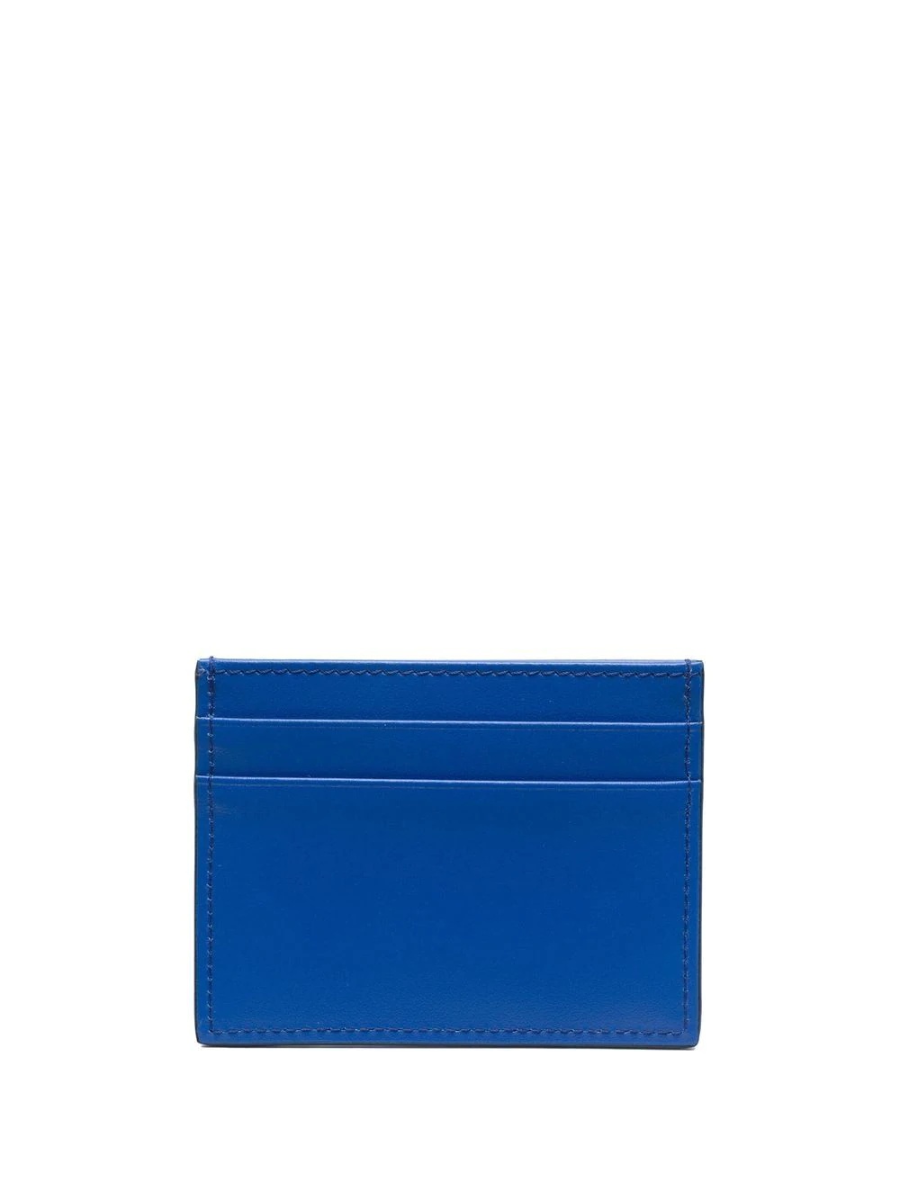 logo-letter leather cardholder - 2