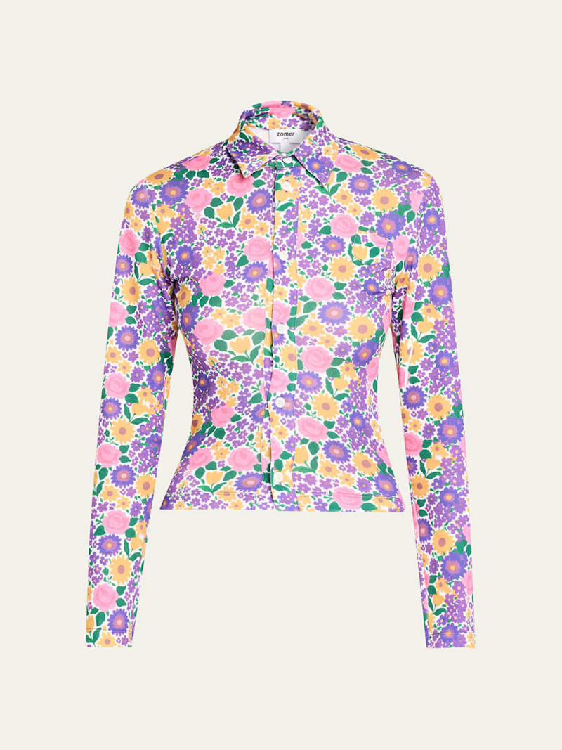 Arianne Floral Button-Down Shirt 1