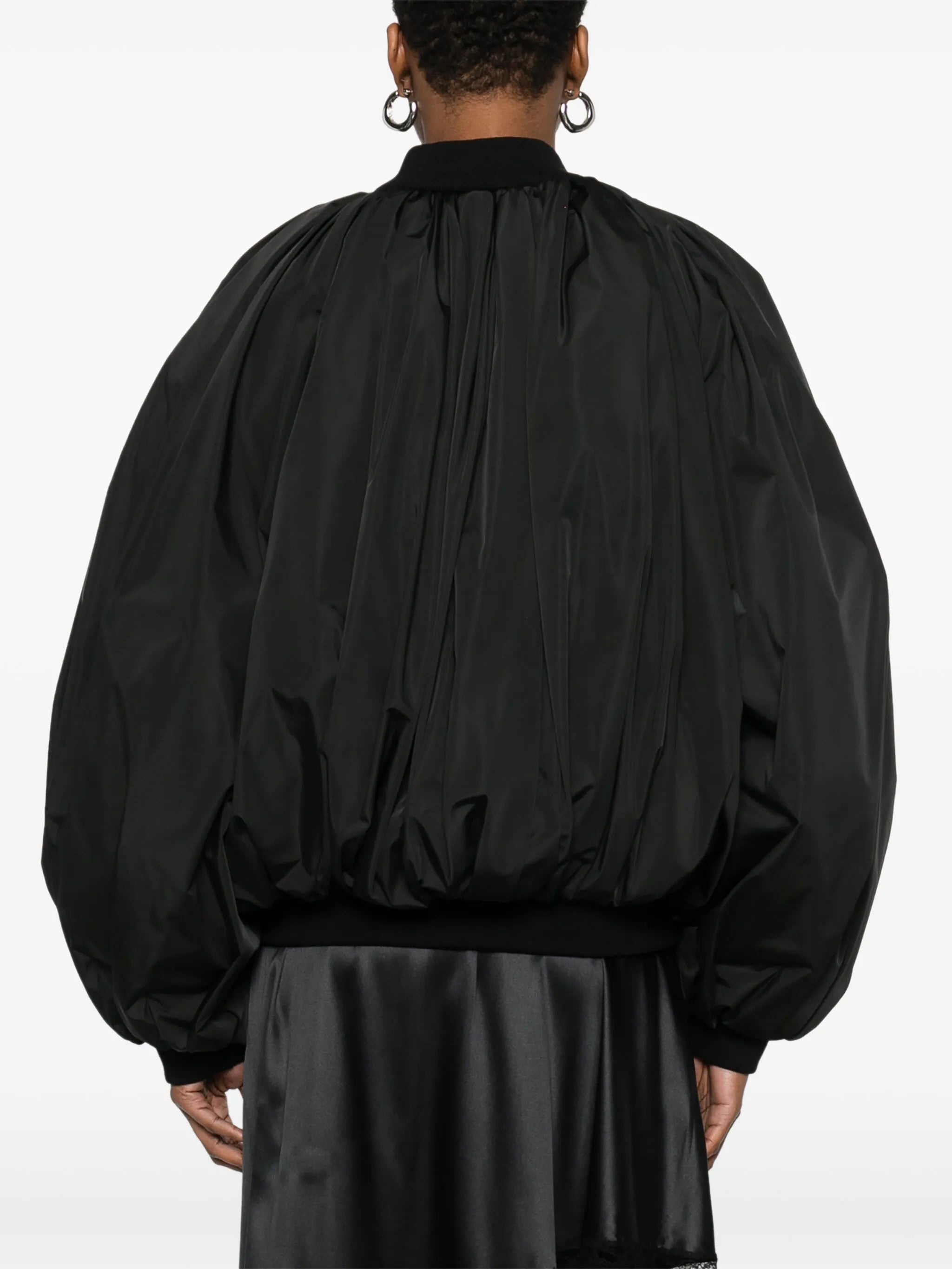 Draped Bomber Jacket - 3