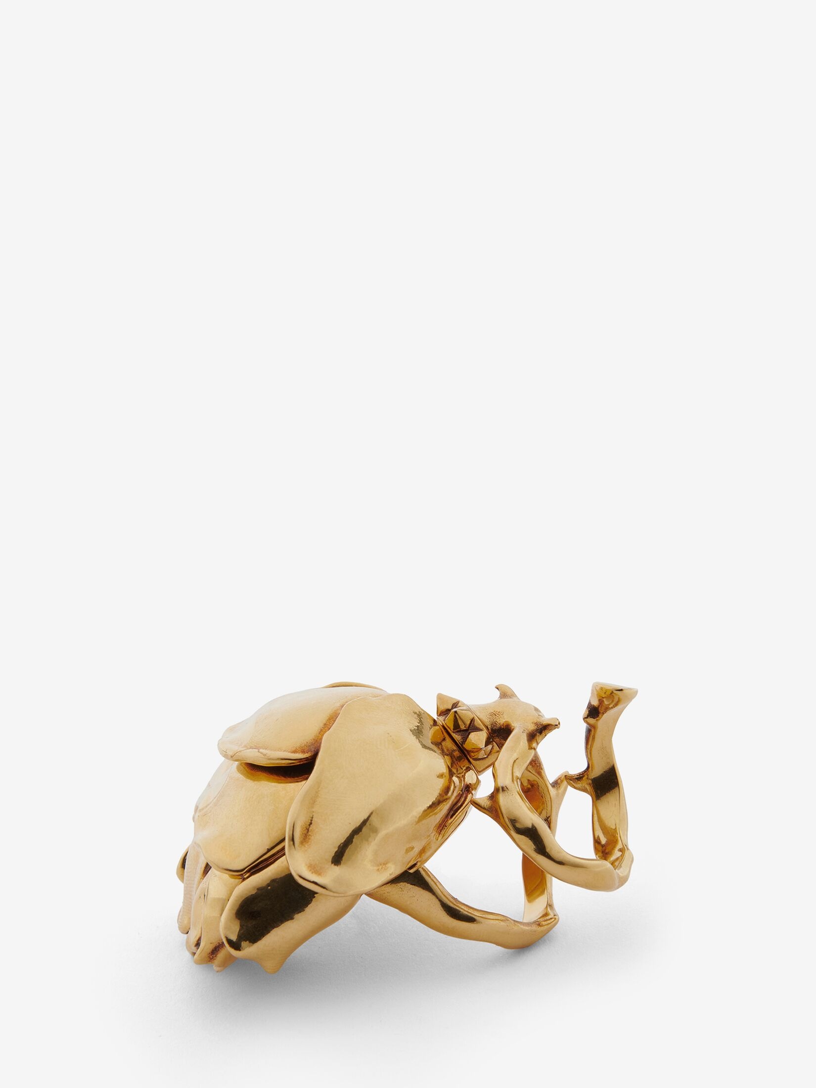 Women's Tudor Rose Ring in Gold - 2