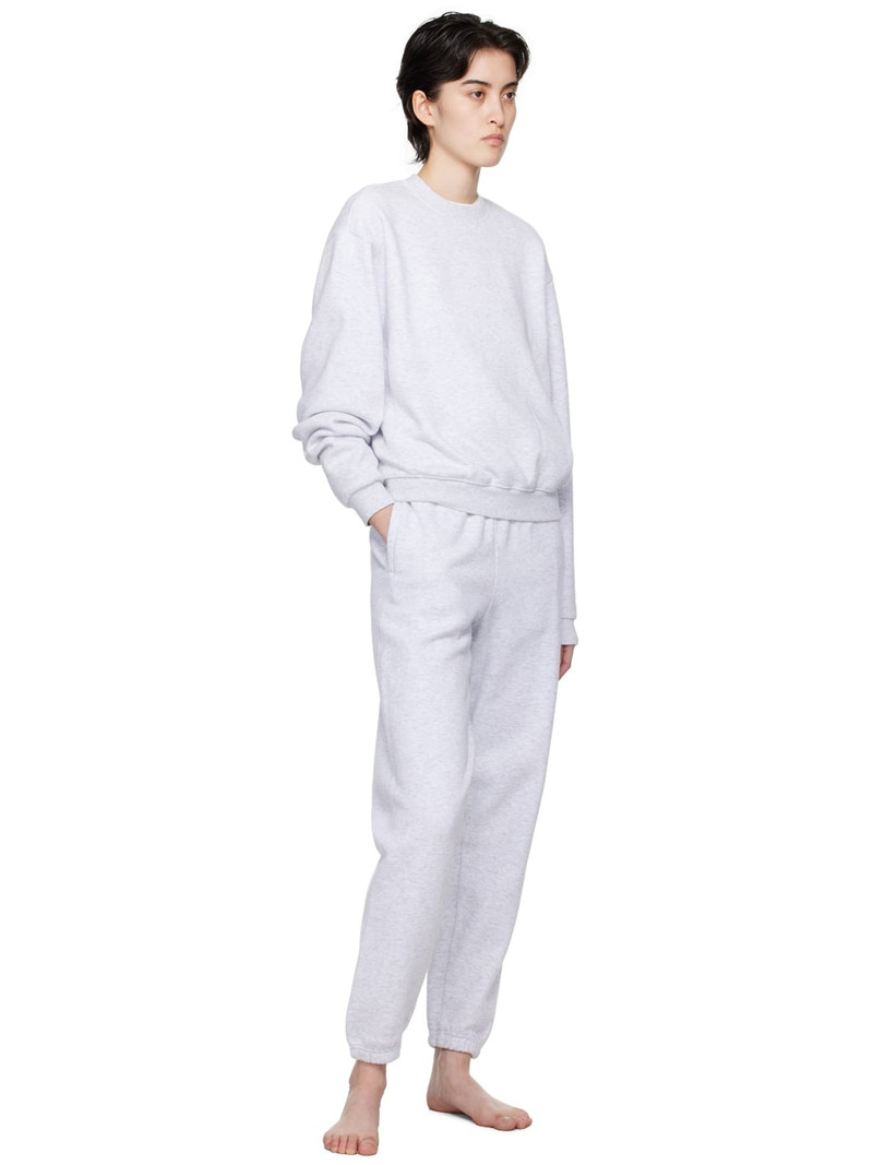 SKIMS Gray Cotton Fleece Classic Jogger Lounge Pants outlook