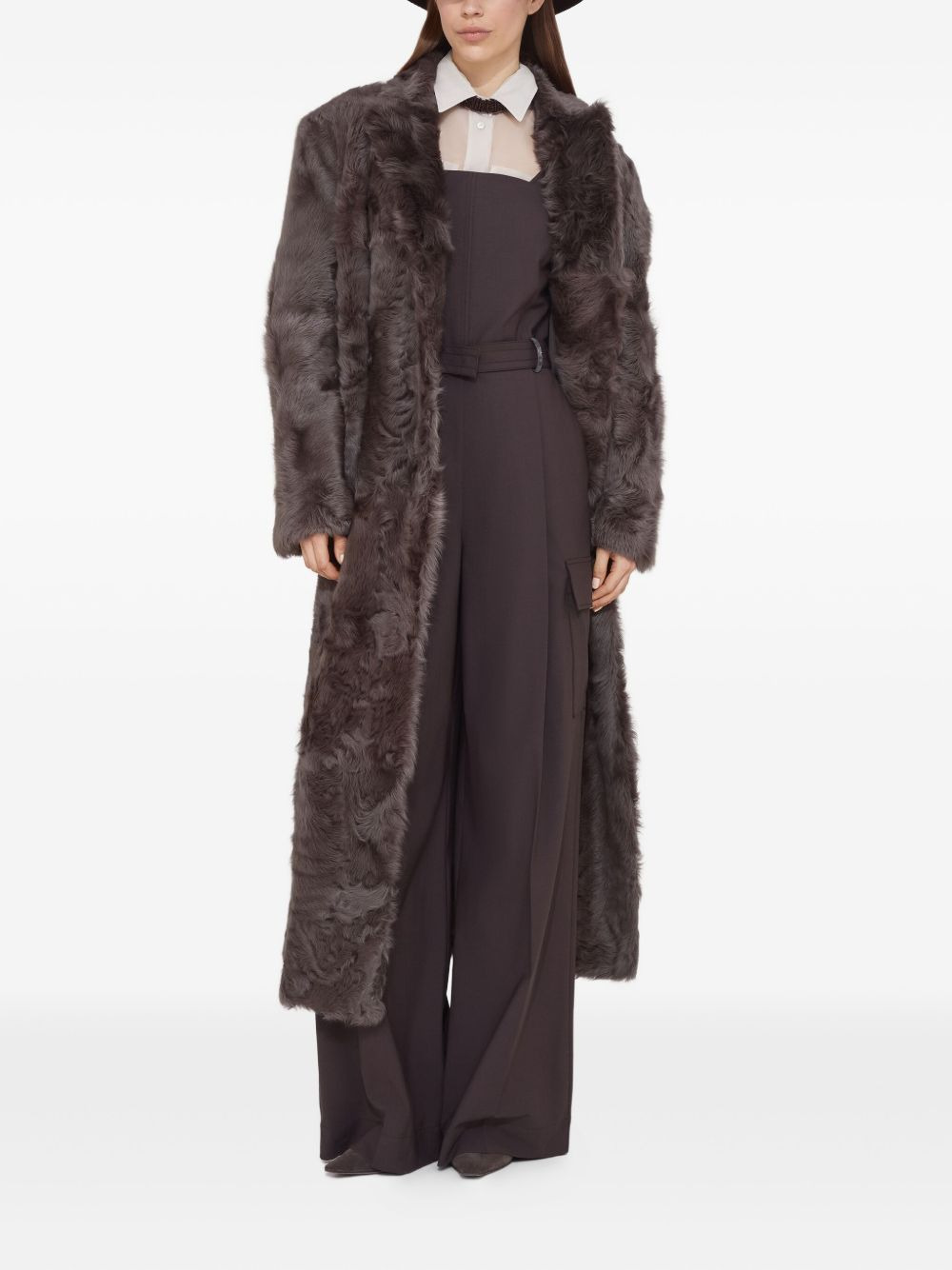 Tropical belted cargo jumpsuit - 2