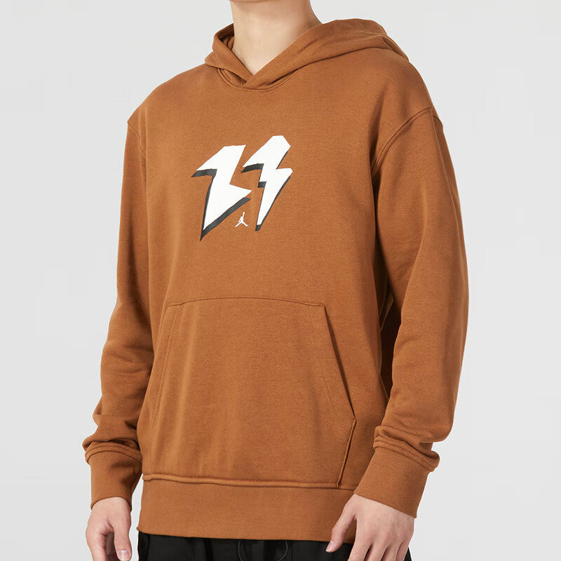 Jordan Air Jordan Flight MVP Fleece Pullover Hoodie 'Light British Tan' FQ1871-281 outlook