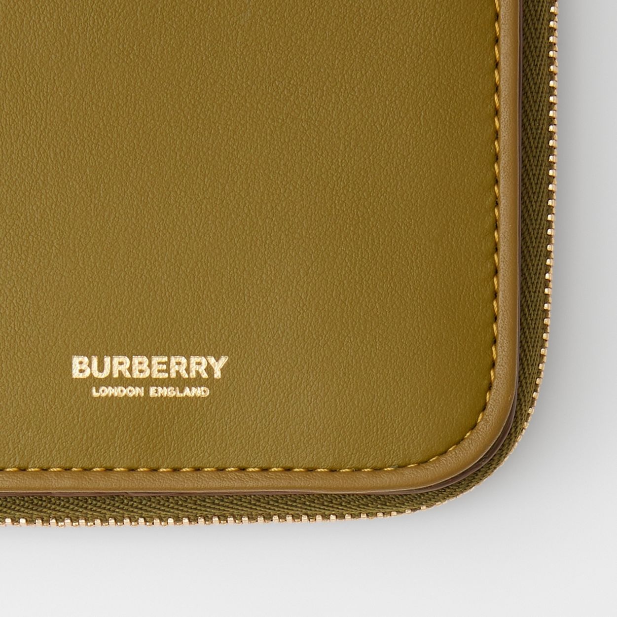 Embossed Logo Leather Folding Wallet - 2
