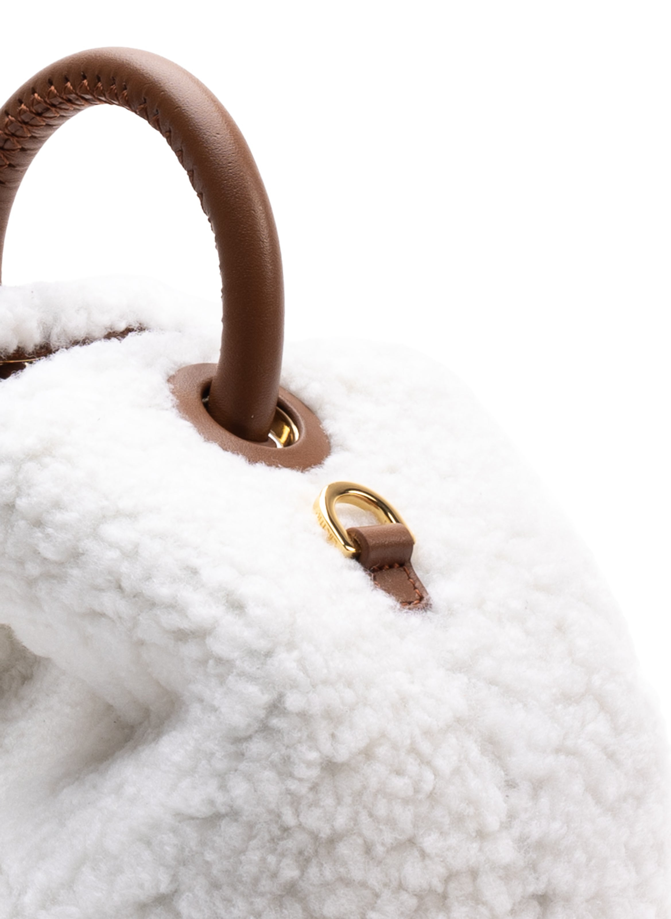 Baozi Shearling Teddy White/Caramel - 4