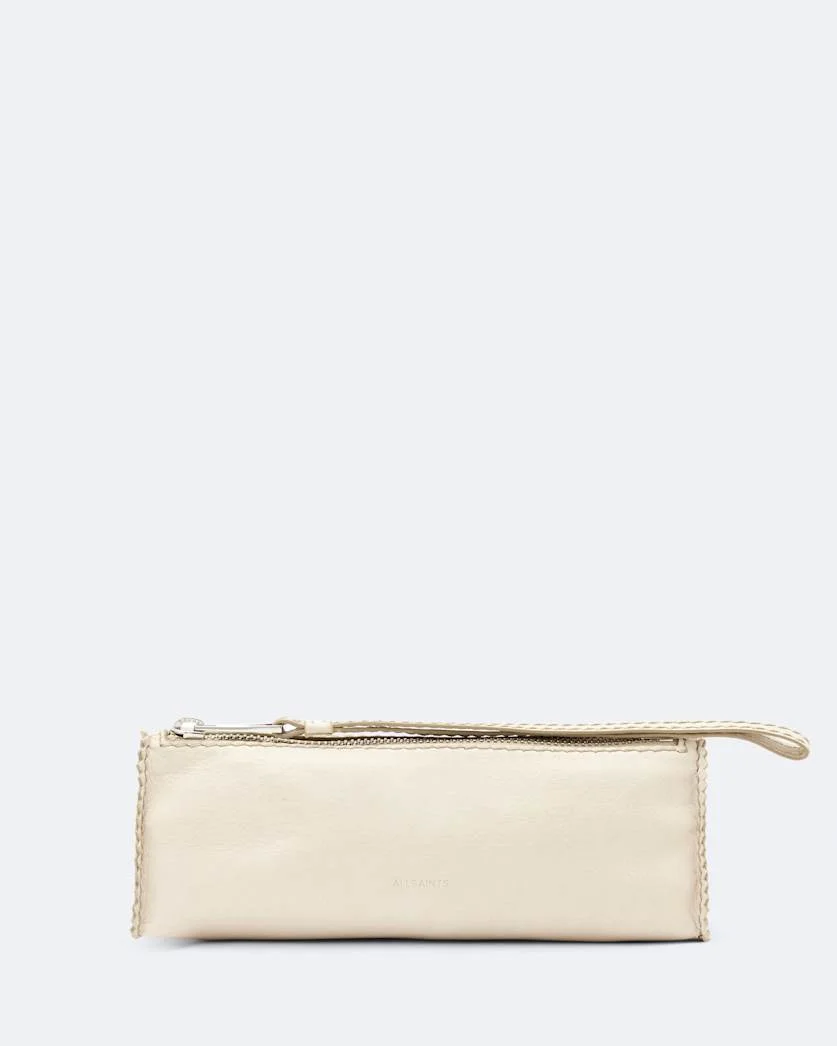 SILOH PINKED-EDGE LEATHER PENCIL CASE - 1