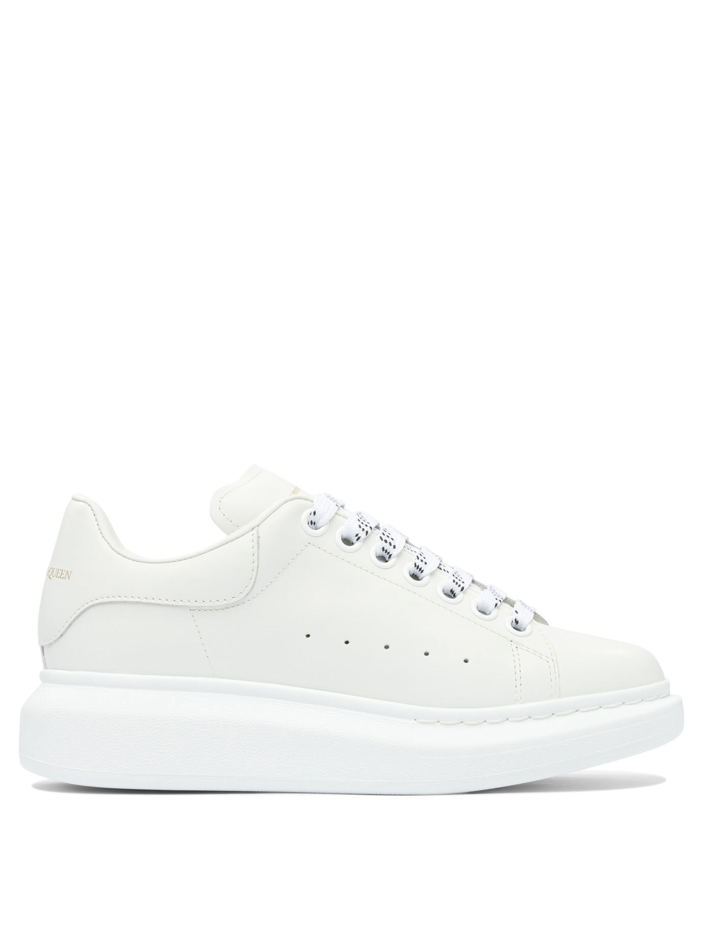 Alexander Mcqueen Leather Upper And Rubber Sole Sneaker - 1