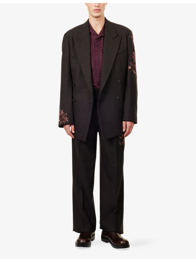 Dries Van Noten Bishop Embroidered 2196 Wool Jacket outlook
