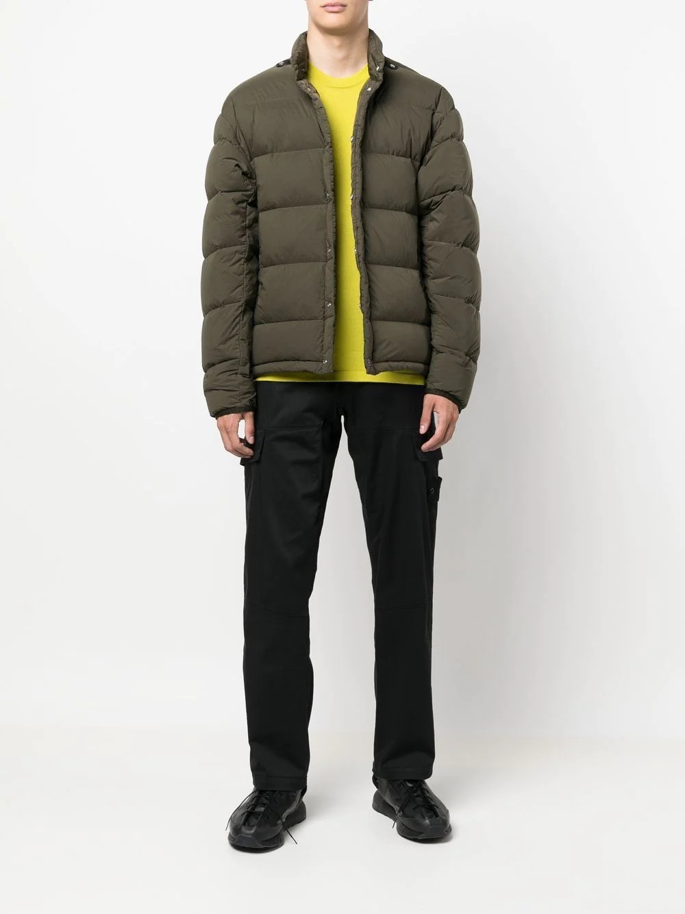 press-stud puffer jacket - 2