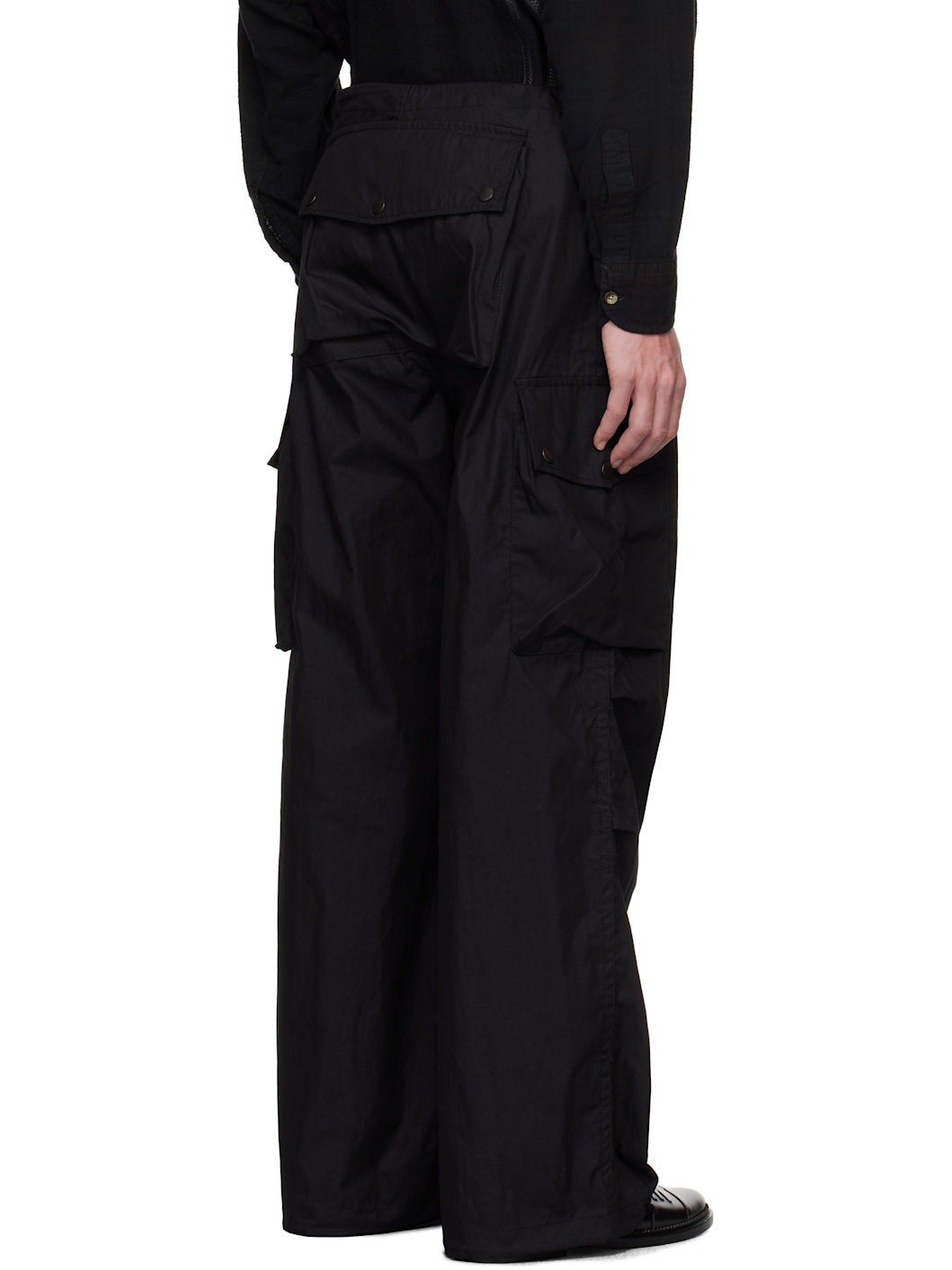 Black Field Cargo Pants - 3
