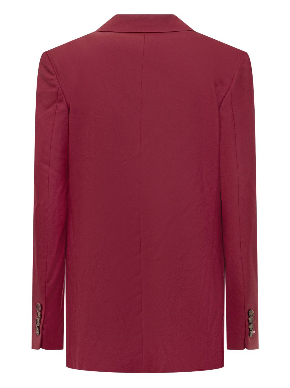 single-breasted wool blazer - 2