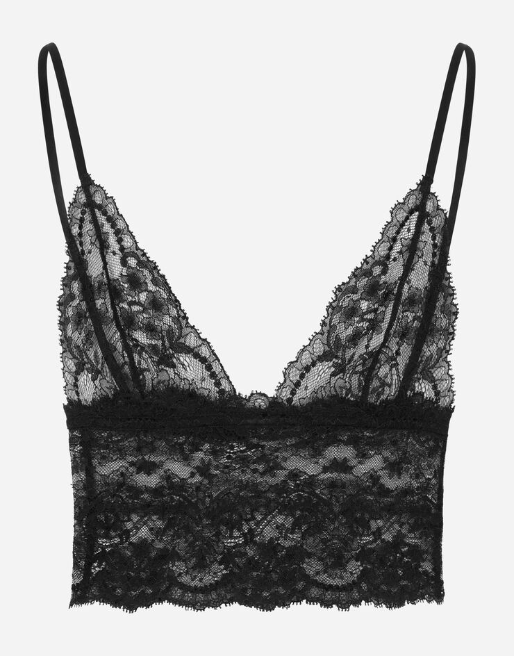 Lace top with spaghetti straps - 1