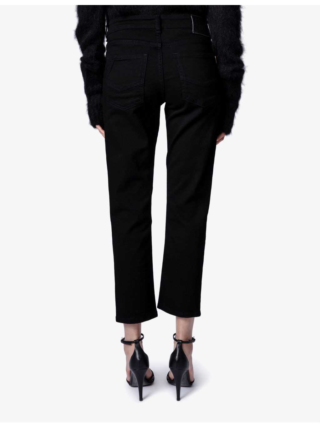 Boyfit cropped-leg five-pocket jeans - 4