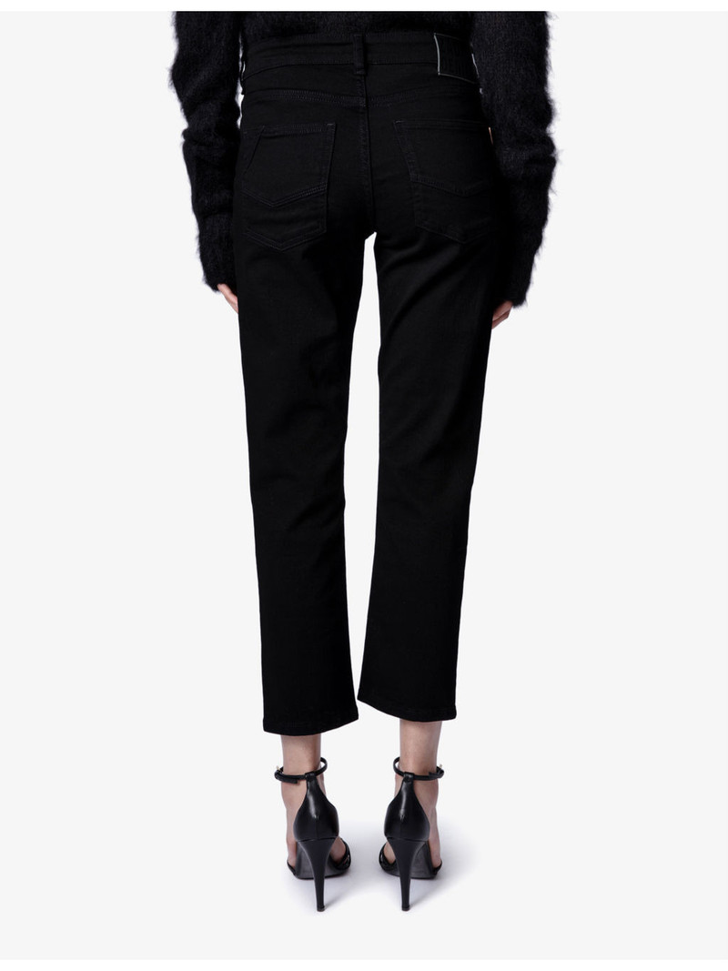 Boyfit cropped-leg five-pocket jeans 4