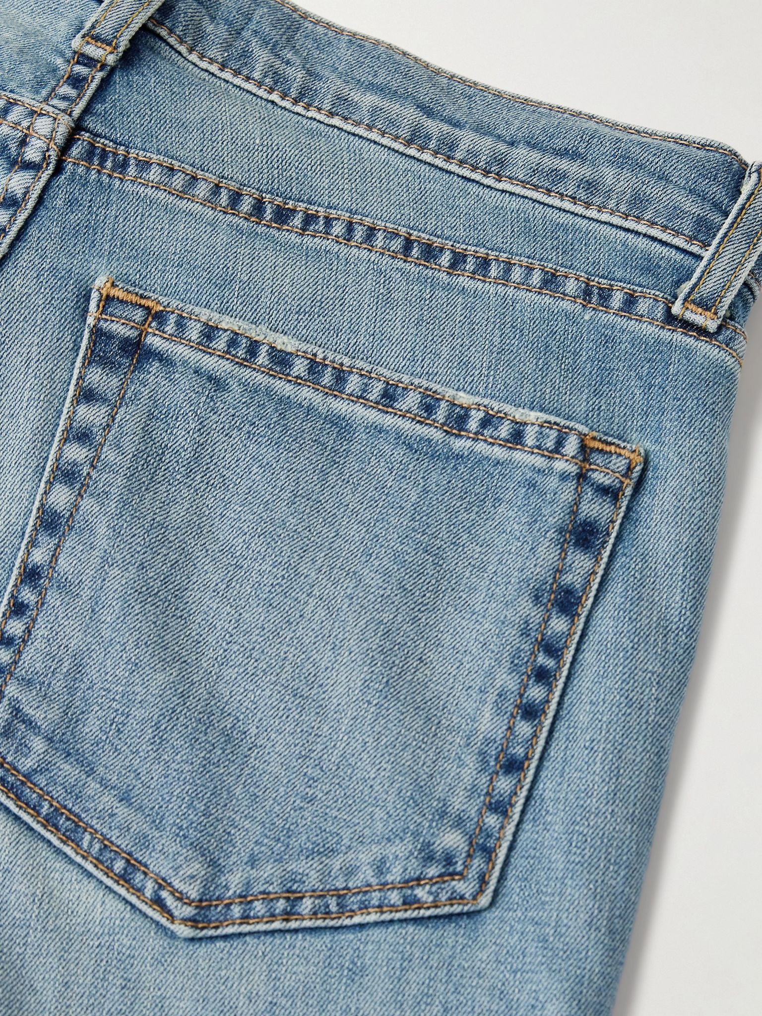 Celia high-rise straight-leg jeans Light denim - 6