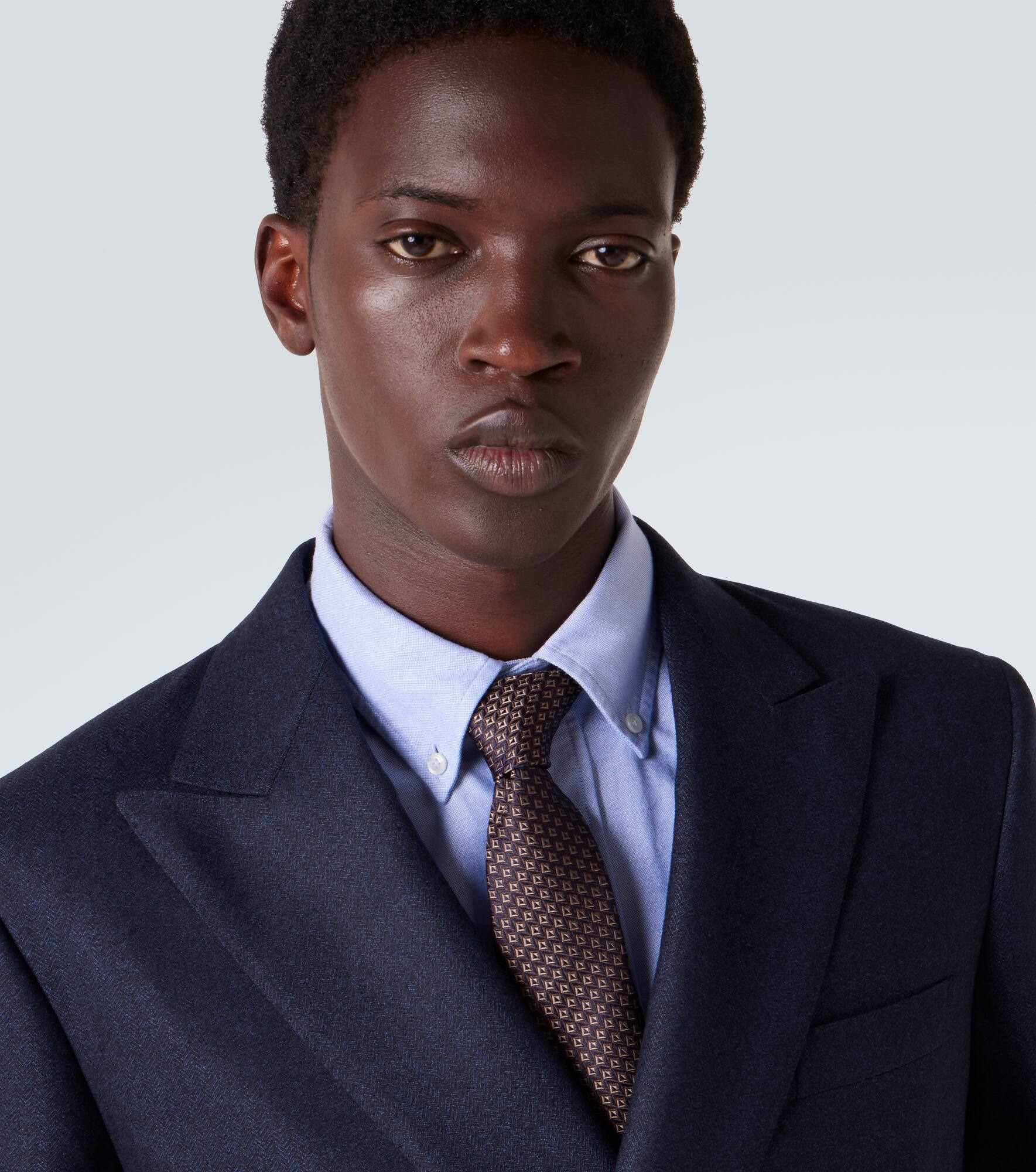 Silk jacquard tie - 3