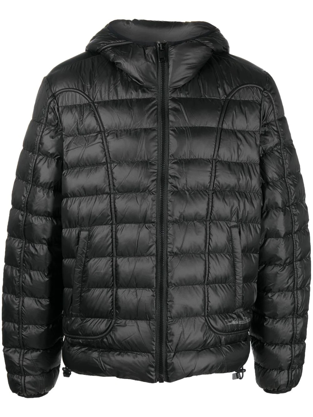 classic hood padded jacket - 1