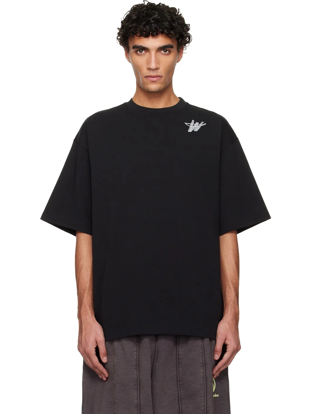 Black 'WD' Logo T-shirt - 1