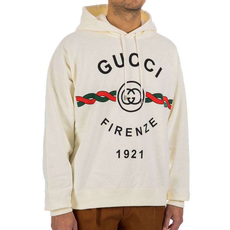 Gucci Firenze 1921 Hoodie 'White' 646953-XJD7O-9095 - 5