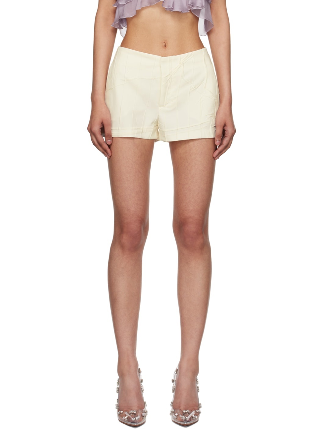 Off-White Pocket Shorts - 1