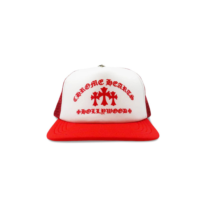 Chrome Hearts Chrome Hearts King Taco Trucker Hat 'Red/White