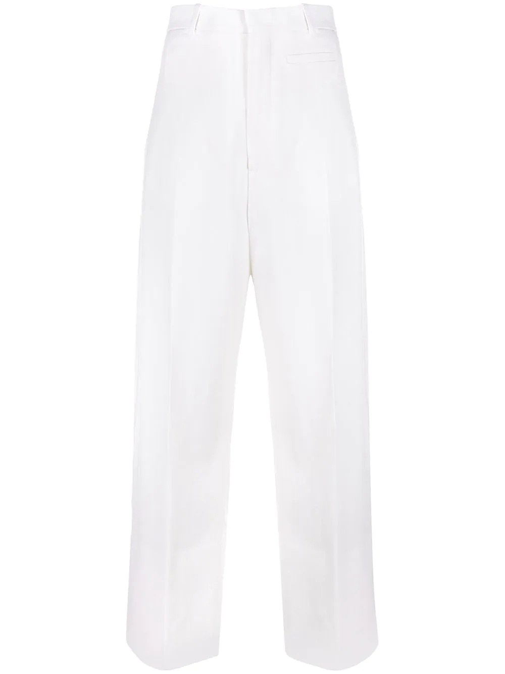 high-waisted wide-leg trousers - 1