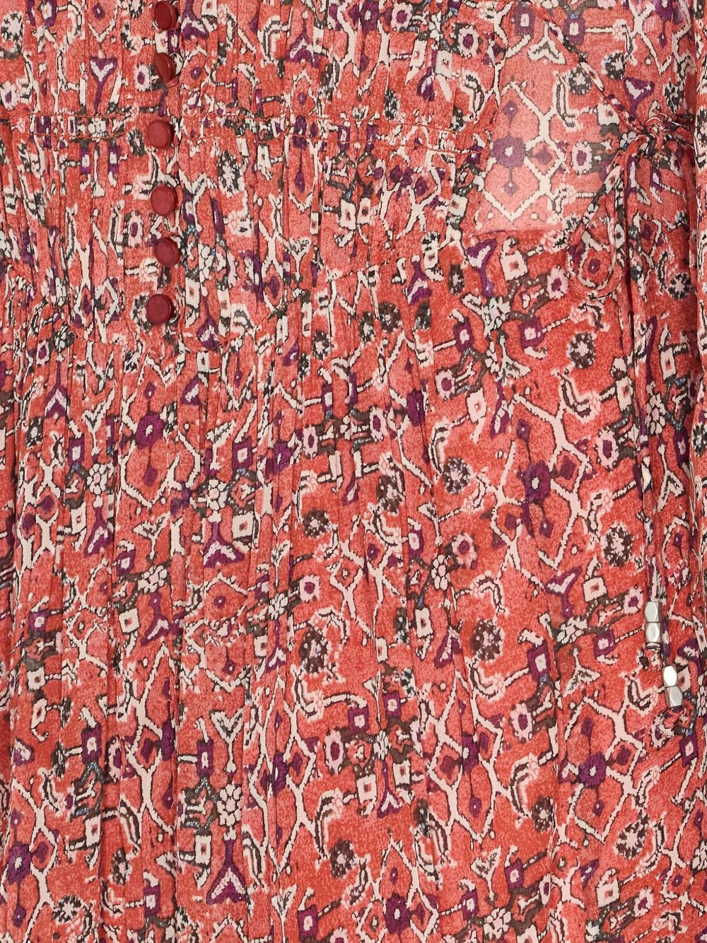 Briane button-front flounced dress - 4