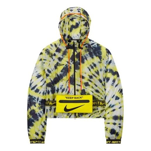 (WMNS) Nike Lab Tie-Dye Jacket 'Volt Orange' CK4805-702 - 1