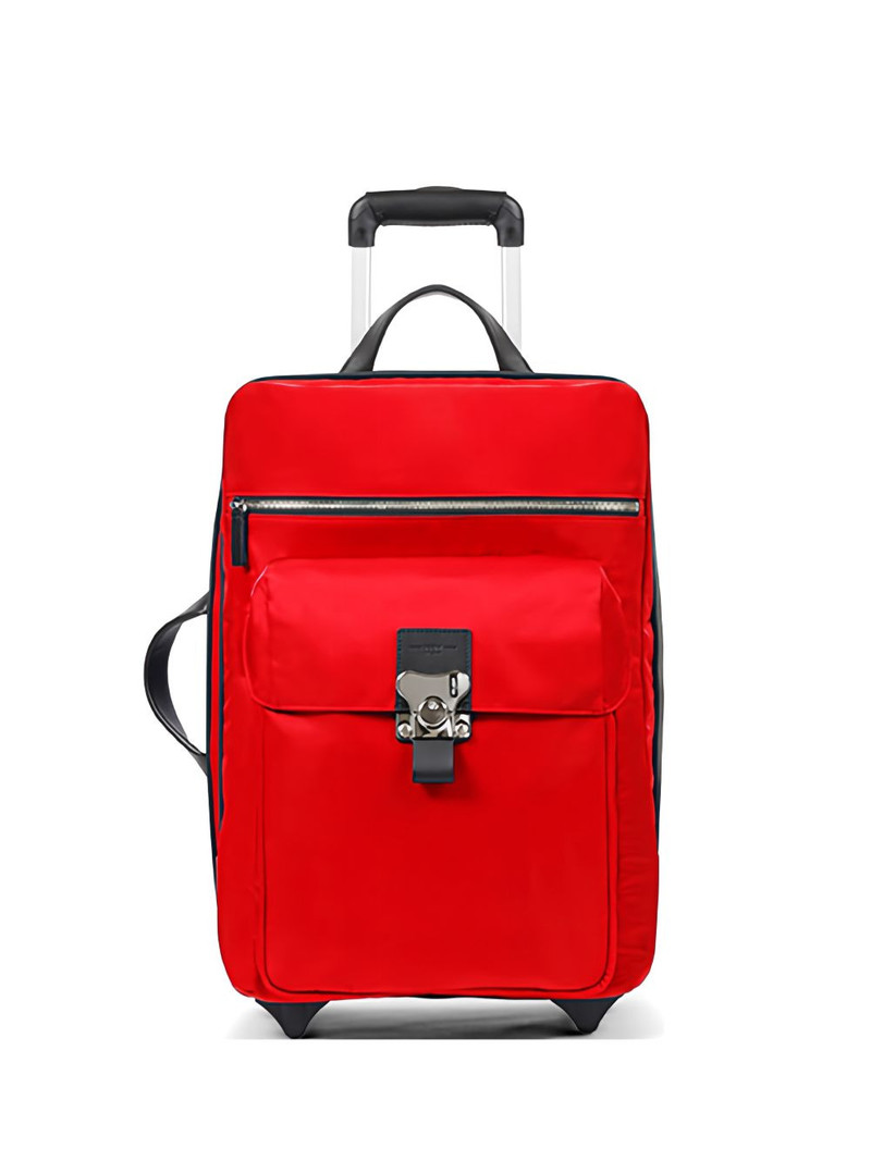 Butterfly Duffle on wheels luggage 1