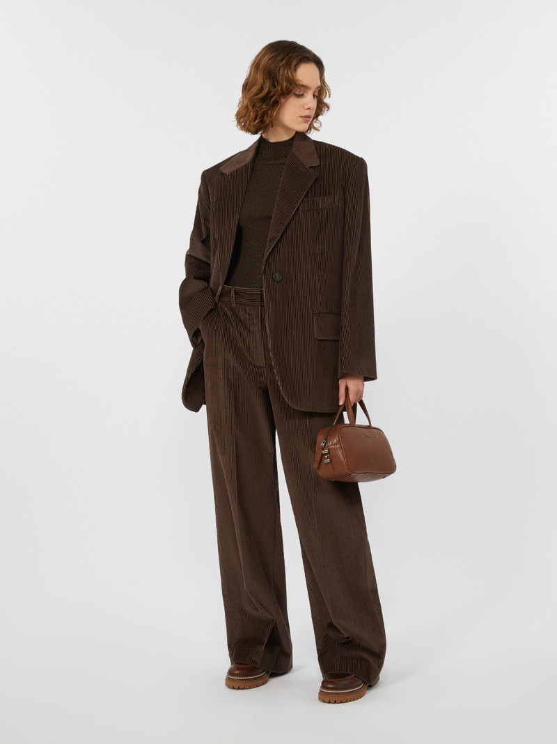 WEEKEND Max Mara TANIA Wide-leg corduroy trousers outlook