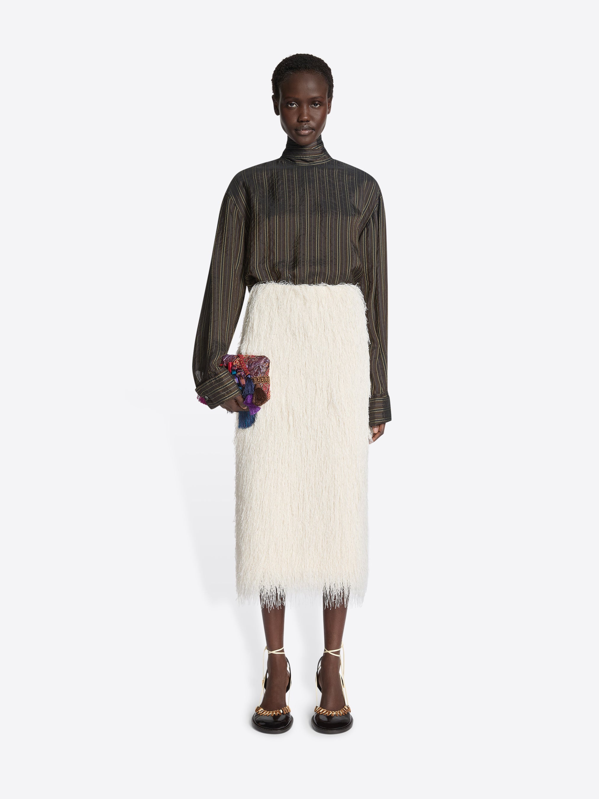FRINGED SKIRT - 2