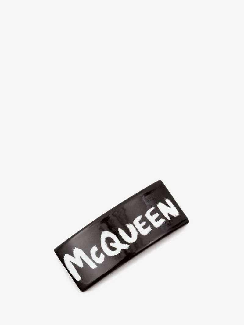 Mcqueen Graffiti Sneaker Charm in Black/white - 1