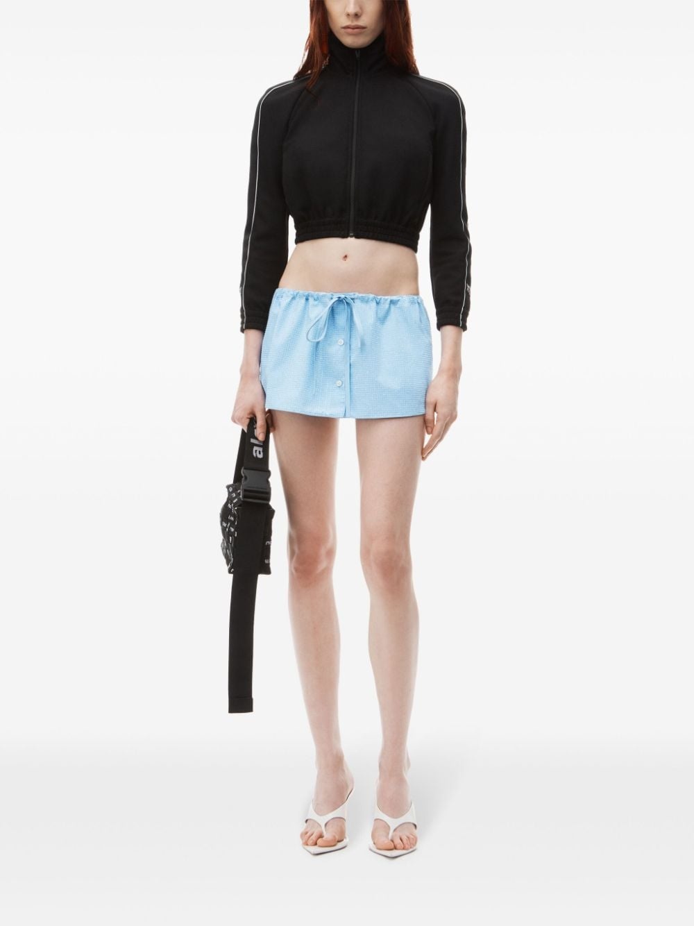 crystal-embellished skort - 2