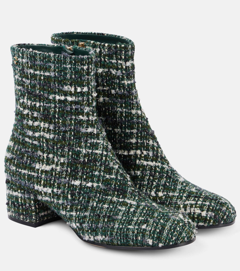 Joelle bouclé tweed ankle boots - 1